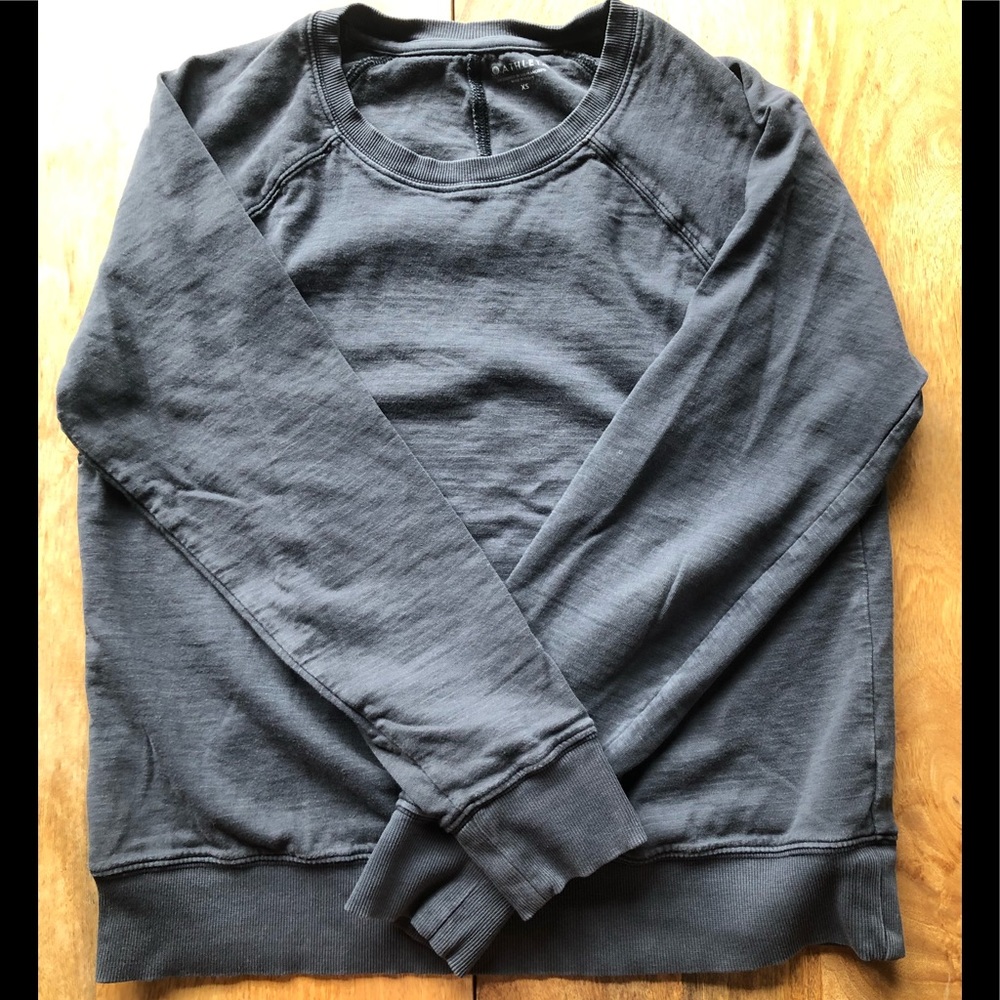 Athleta Sundown Sweatshirt Black XS